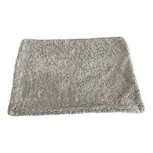 Koolaburra by UGG Gray Faux Fur Pillow Cover Standard Size Soft Plush Zipper